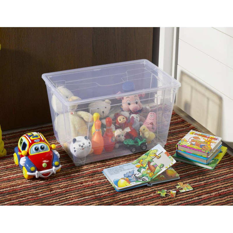 Контейнер Easy 46 л на колесах прозрачный Киев - изображение 3