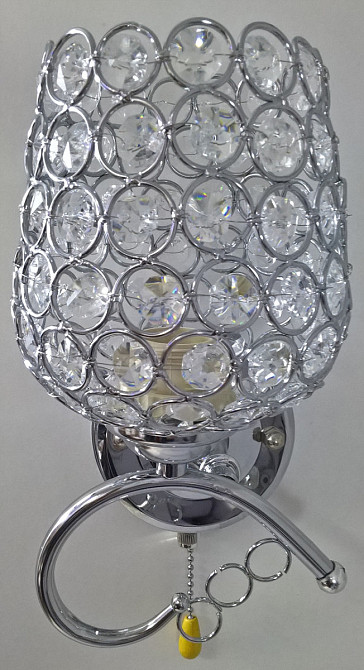 Бра настінна 2229/1B-ch Хром 28х13х15 см. Київ - зображення 1