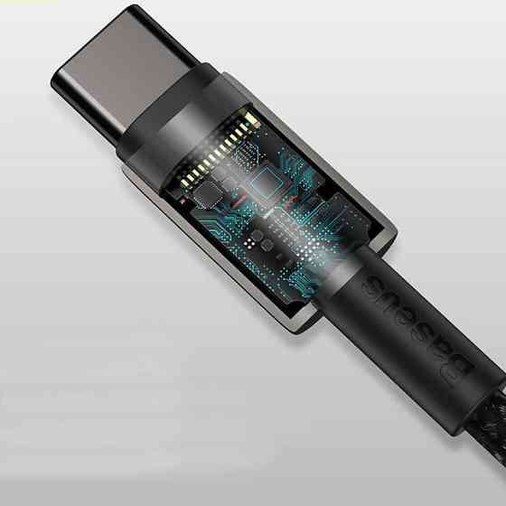 Дата кабель Baseus Tungsten Gold Type-C to Type-C Cable 100W (1m) (CATWJ-01) Херсон