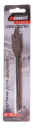 Сверло для дерева GRANITE перьевое 16х152 мм 6-гранный хвостовик ¼" 2-12-016 Харків