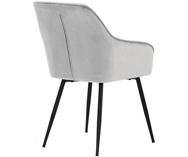 Стілець Арно м'який сіра тканина Дніпро - зображення 2