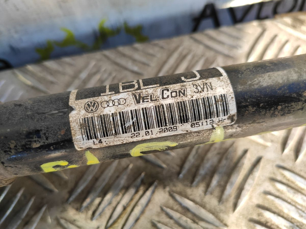 Полуось правая 5 ступ. 1.9 tdi VW Golf V 2003-2008 (1K0407271BL) Ковель - зображення 1