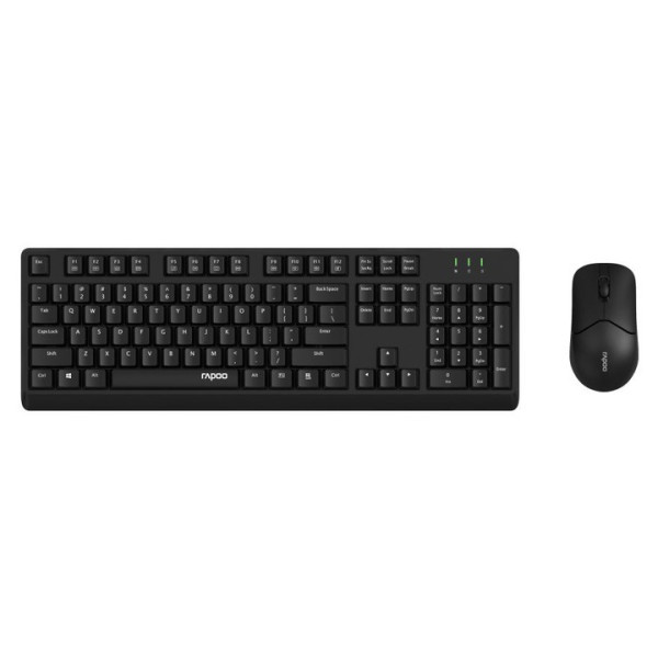 Комплект (клавіатура, мишка) Rapoo X1500 Wireless Black (Код товару:41649) Харків - зображення 1