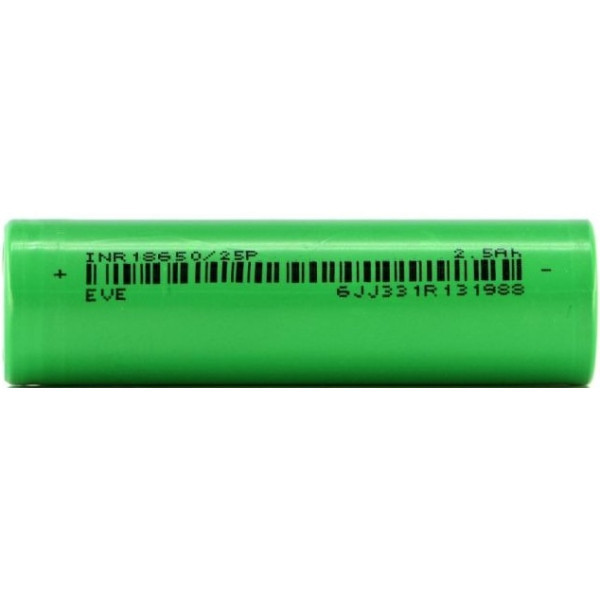 DM Акумулятор Eve INR18650/25P 2500 mAh (3890) Харків - зображення 1