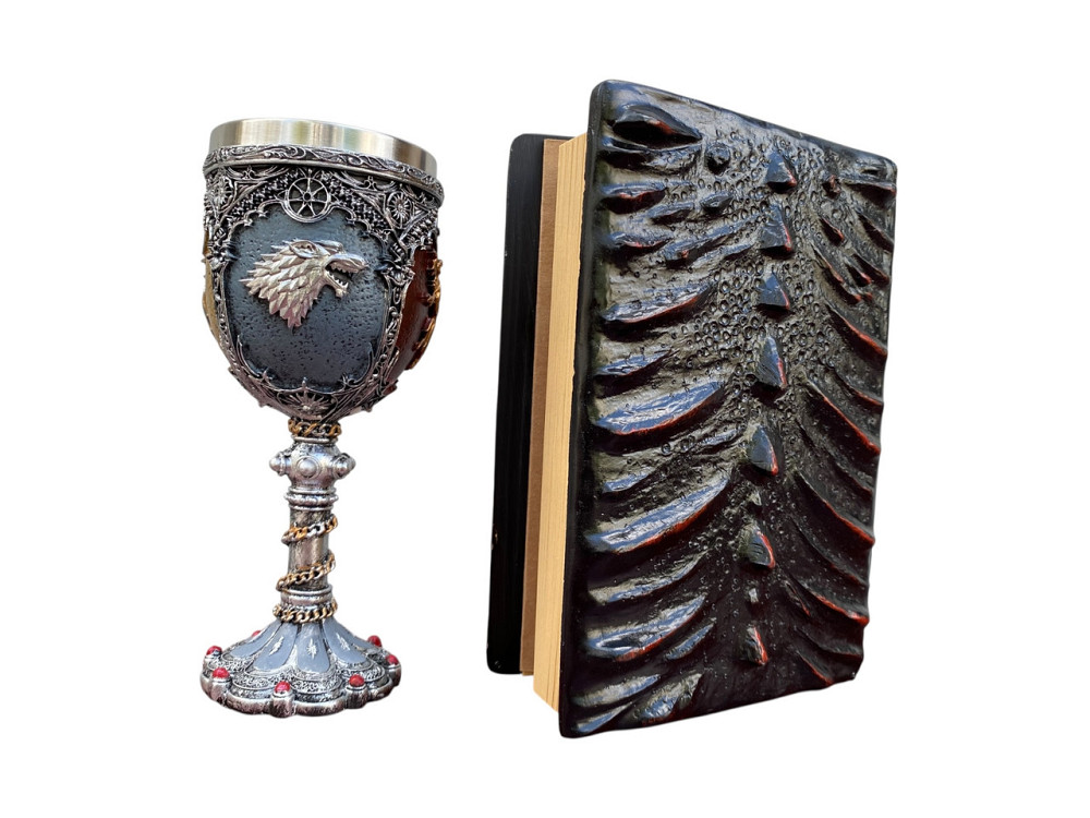 Подарочный набор Бокал 3 Игра Престолов и Блокнот 3 «Око Пламинного Дракона» Київ - зображення 2