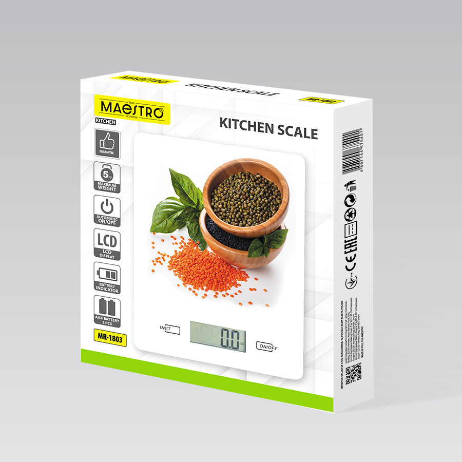 Весы кухонные Maestro Специи MR-1803 5 кг Київ - зображення 3