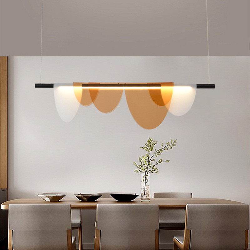 Люстра стельова LED SGA21-1000-am-k Чорний 30-215х100х100 см. Киев - изображение 1