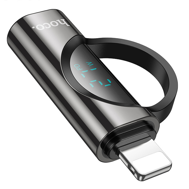 Переходник Hoco UA32B Lightning male to Type-C female display adapter Херсон - зображення 3