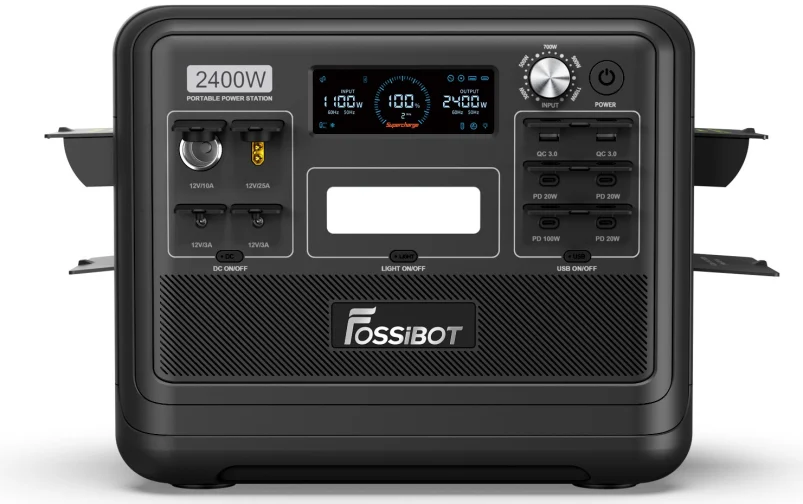 Портативная зарядная станция Fossibot F2400 Black Одеса - зображення 1