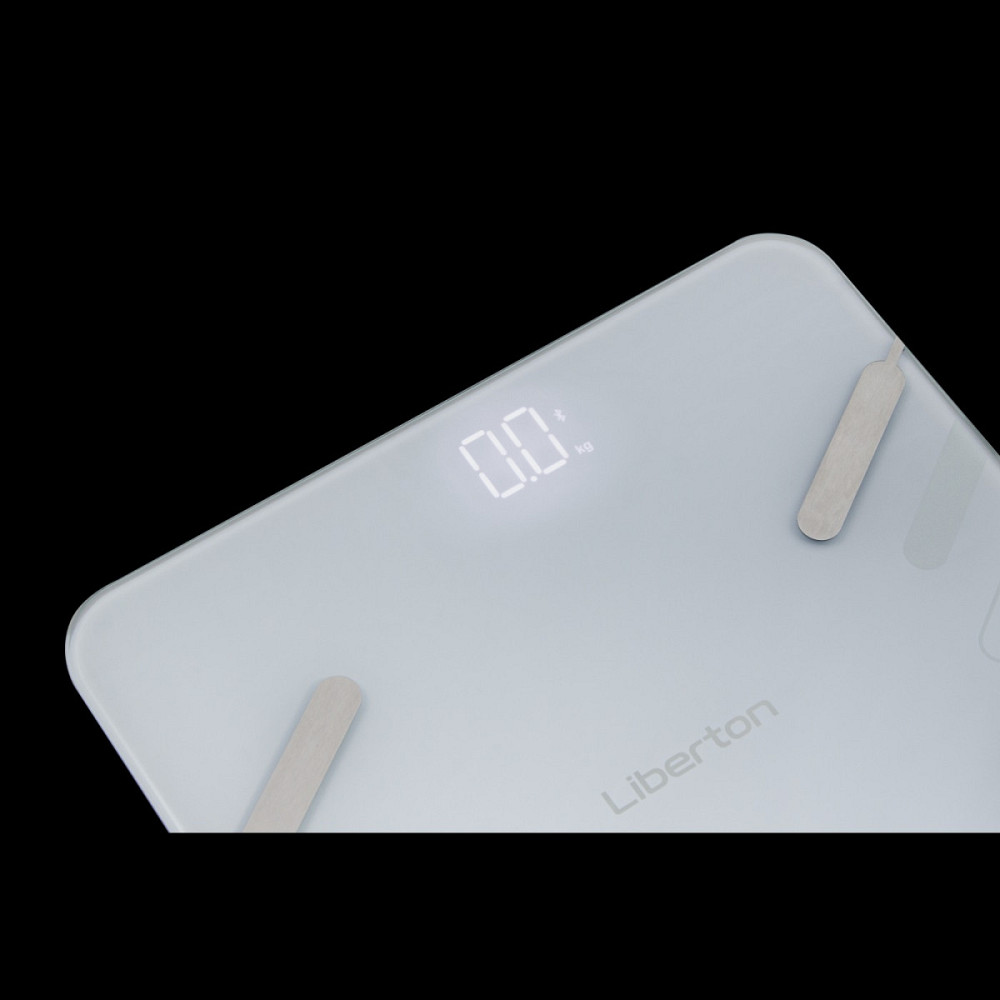 Весы напольные электронные Liberton Smart LBS-0815 180 кг белые Київ - зображення 3