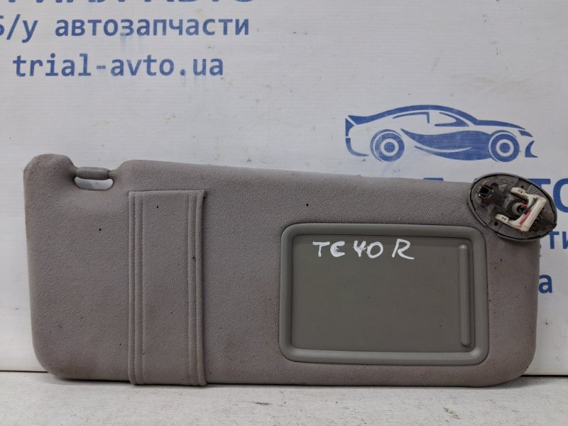 Козырек солнцезащитный правый Toyota Camry XV40 2.4 БЕНЗИН 2AZFE 2006 (б/у) Киев - изображение 1