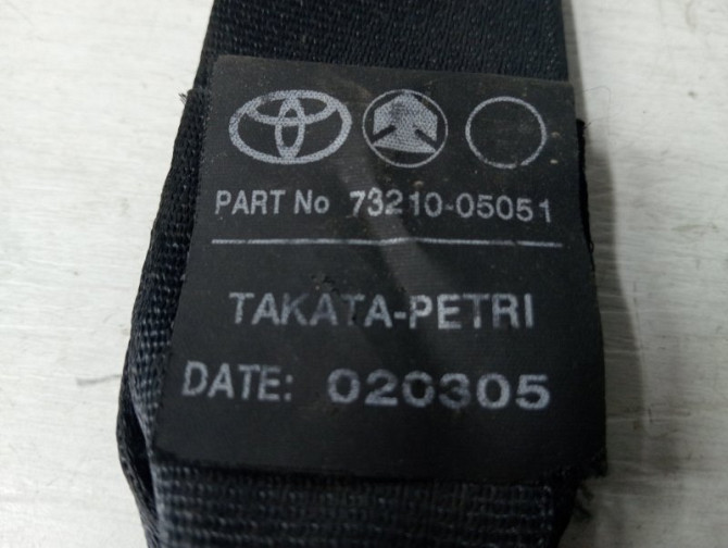 Ремень безопасности передний правый Toyota Avensis T25 1.8 БЕНЗИН 1ZZFE 2002 (б/у) Киев - изображение 4