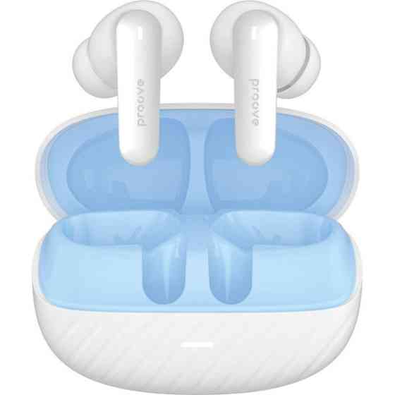 Bluetooth-гарнітура Proove Blitz II TWS with Hybrid ANC (APP) White Blue (TWBL2001AP21) Харків