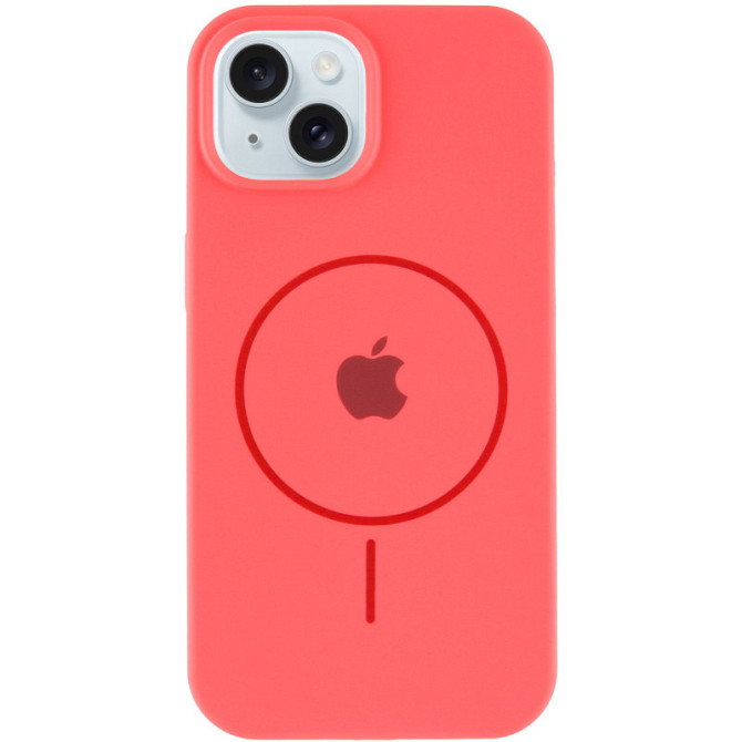 Чехол Silicone Case Full Protective (AA) with MagSafe для Apple iPhone 15 (6.1") Херсон - изображение 2