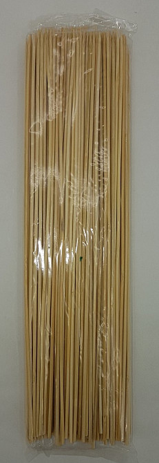 Бамбуковые палочки для шашлыка/закусок, 30 см, 200шт\пач; 2,5мм Харьков - изображение 3