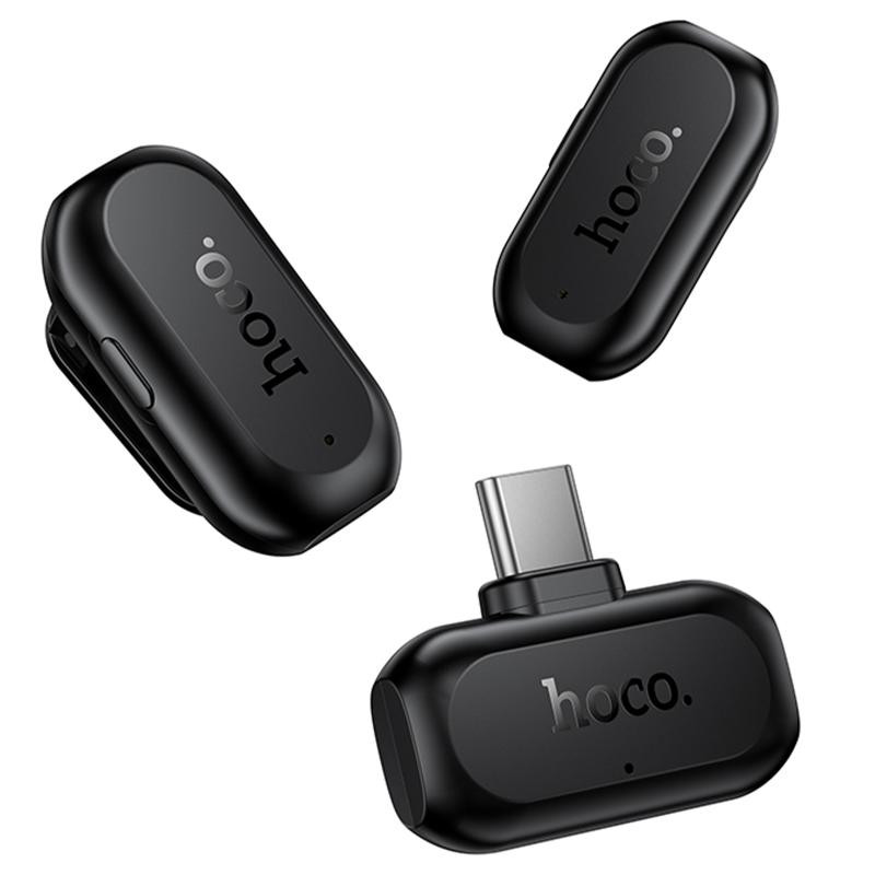 Петличный беспроводной микрофон Hoco L26 Dual-mic Smart AI (Type-C) Херсон - изображение 5