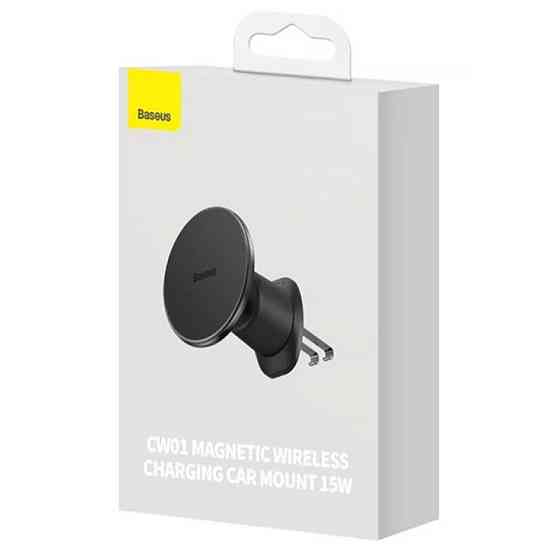 Автодержатель с БЗУ Baseus CW01 Magnetic 15W (air outlet) (C40141001111) Херсон
