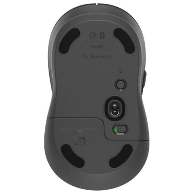 Мышь компьютерная безпроводная Logitech Signature M650 L Wireless Mouse for Business Graphite L910-0 Київ - зображення 4