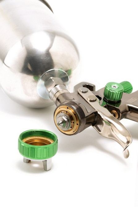 Краскопульт пневматический MASTERTOOL LVLP ВАЛБ 600 мл Ø1,3 мм круглый/плоский факел 125-170 л/мин 1 Харків - зображення 3