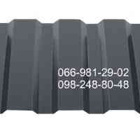 Профнастил графіт 7016 матовий, Профлист RAL 7016 PEMA. Київ