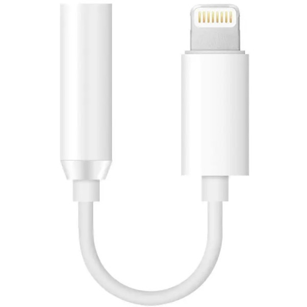 Адаптер Apple 3.5mm to Lightning High Copy White (Код товару:39677) Харків - зображення 1