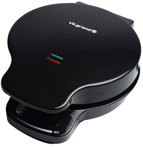 Вафельница ViLgrand VF1210С 1200 Вт черная Київ - зображення 1