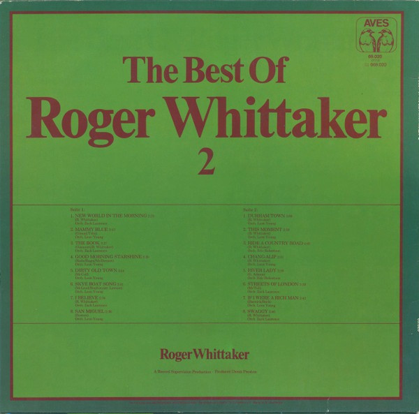 Виниловая пластинка The Best Of Roger Whittaker 2 Вінниця - зображення 2