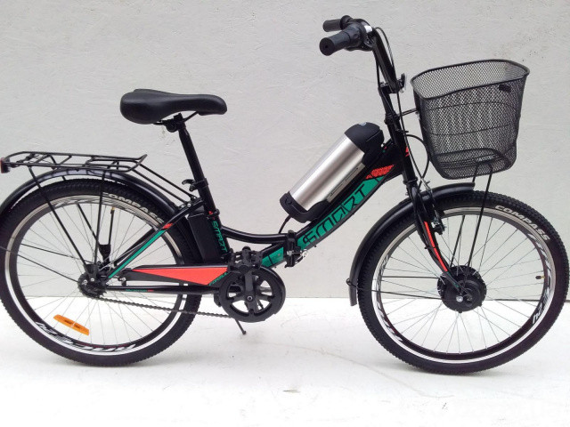 Электровелосипед складной Smart 24 корзина Одеса - зображення 5