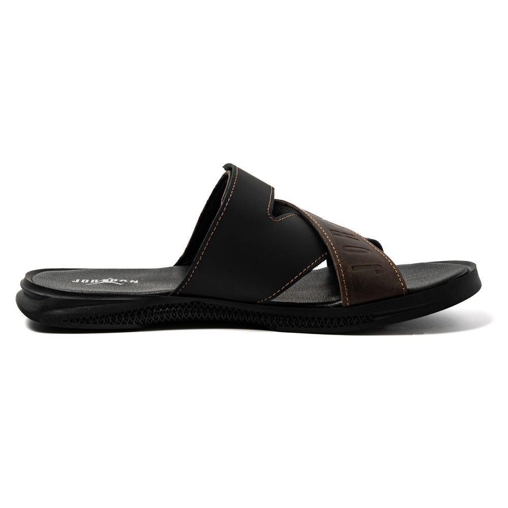 Мужские кожаные  летние шлепанцы-сланцы Jordan Київ - зображення 2