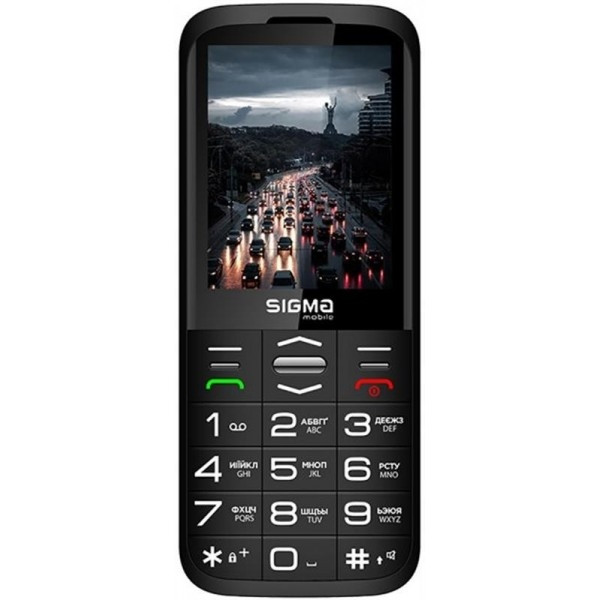 Телефон Sigma mobile Comfort 50 Grace Dual Sim Black Харків - зображення 1