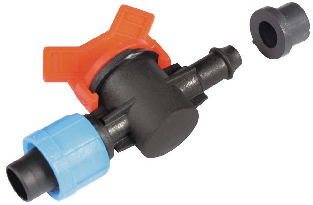 Кран стартовый для капельной ленты ГОСПОДАР 16 мм с уплотнителем 92-9153 Харків - зображення 1
