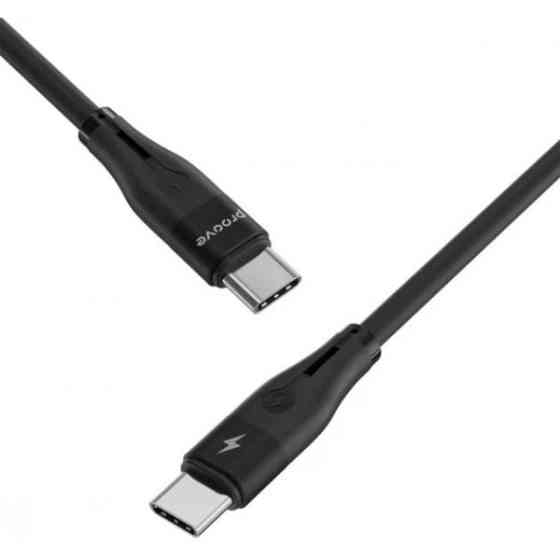 Кабель Proove Soft Silicone Type-C to Type-C 60W 1m Black (CCSO60002201) Харків