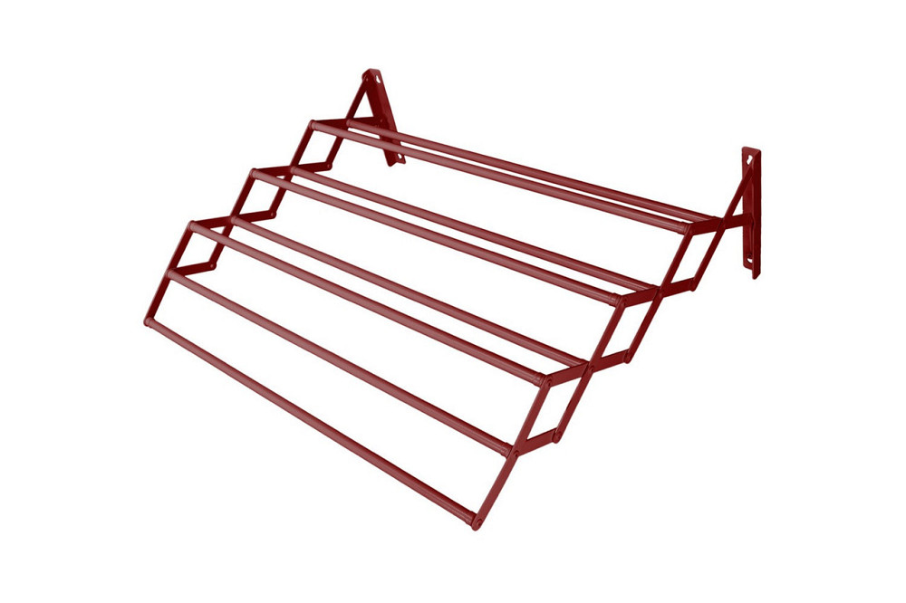 Сушилка для белья MASTERTOOL настенная гармониковая 500 мм 8-секционная 4 м коричневая 92-1757 Харків - зображення 1