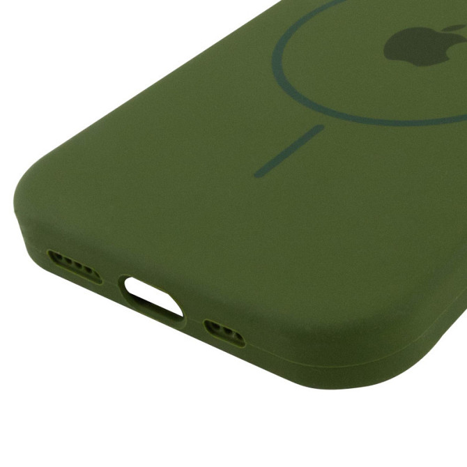 Чехол Silicone Case Full Protective (AA) with MagSafe для Apple iPhone 13 (6.1") Херсон - зображення 5