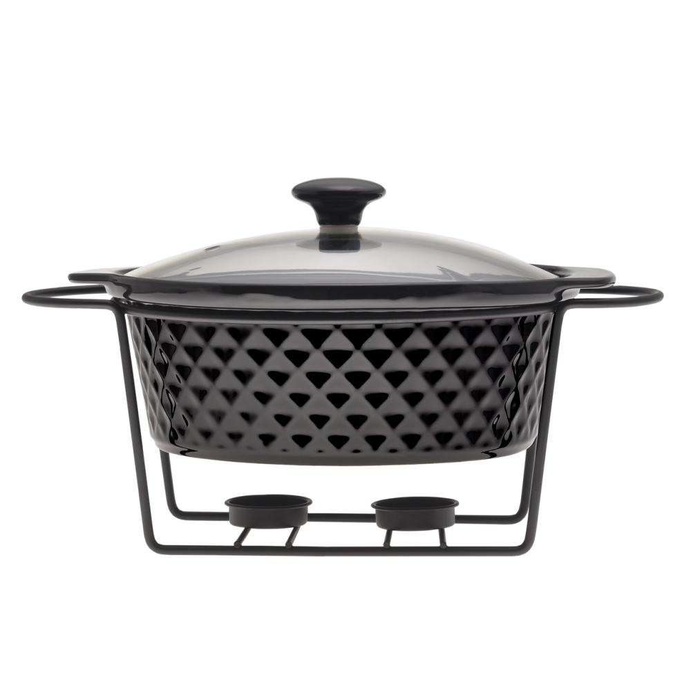 Мармит круглый с подставкой 2,5 л Kamille KM 6426 Одеса - зображення 9