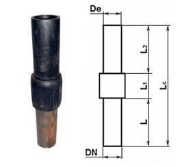 Перехід ПЕ-Сталь  200х200 Київ - зображення 1