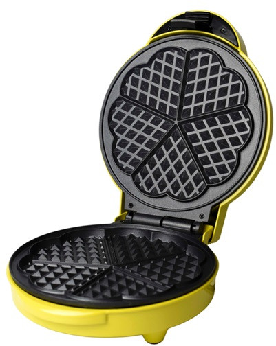 Вафельница ViLgrand VW1007 1000 Вт желтая Київ - зображення 2