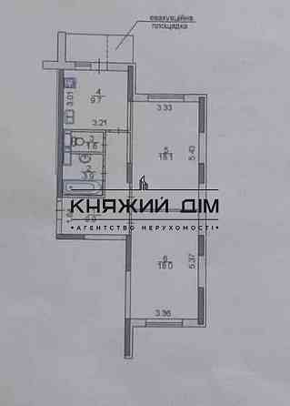 Продаж роздільної 2-х к. квартири в ЖК Новомостицький-Замковецький. № 21142678 Киев