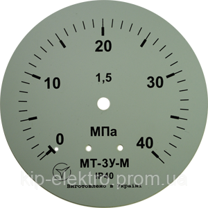 Манометр показывающий МТ-3У-М (МТ-3У, МТ 3У, МТ3У, МТ3-У) - радиальный штуцер (РШ) Київ - зображення 9