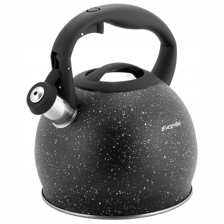 Чайник Kamille из нержавеющей стали и нейлоновой ручкой 3 л KM 1074 Одеса - зображення 1