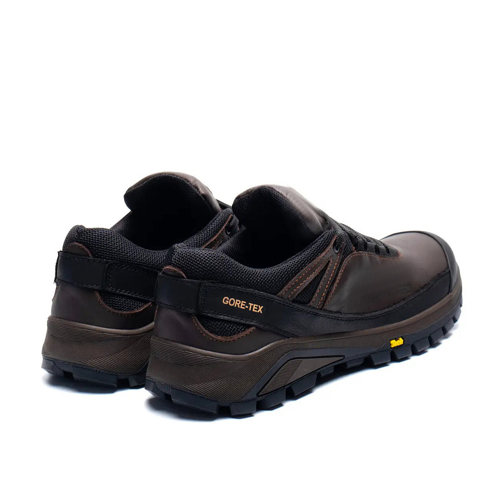 Мужские кожаные кроссовки Clasic Brown Київ - зображення 4