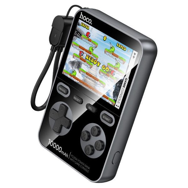 PowerBank HOCO Q47 Shine 10000mAh PD20W + Game Console Metal Gray Харків - зображення 1