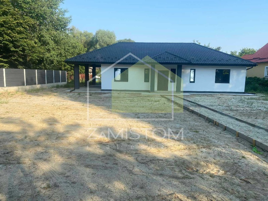 Продається будинок 112м2 із керамоблоку в у с.Гнідин.  Ділянка 10 соток. Планування,- 3 кімнати, 2 в Киев - изображение 2