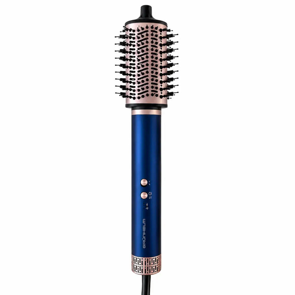 Фен-щетка Grunhelm GHD-816 1500 Вт синий Київ - зображення 1
