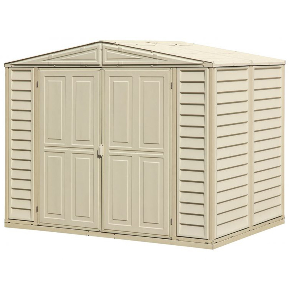 Сарай пластиковый DuraMate 240x163x186 см слоновая кость Київ - зображення 3