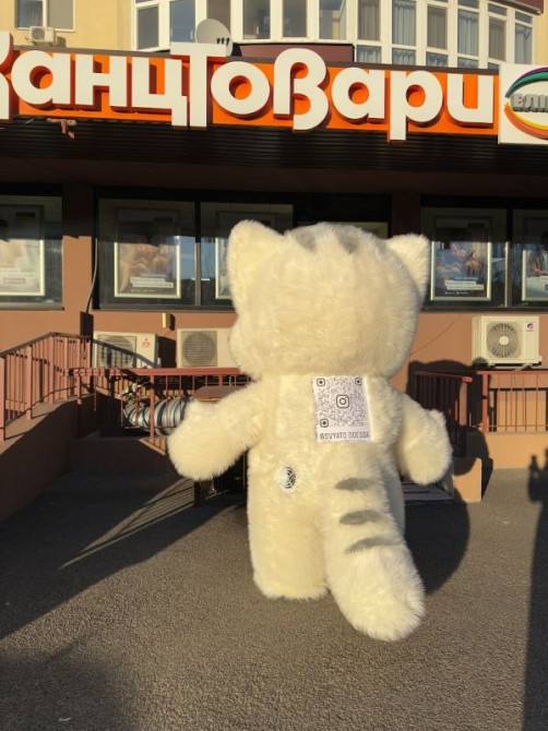 Надувной костюм аниматору кот 4 часа работы 2.4 м 60 Вт Киев - изображение 6