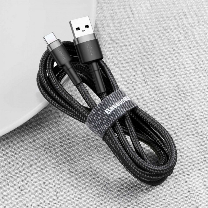 Дата кабель Baseus Cafule Type-C Cable 2A (3m) (CATKLF-U) Херсон - изображение 4