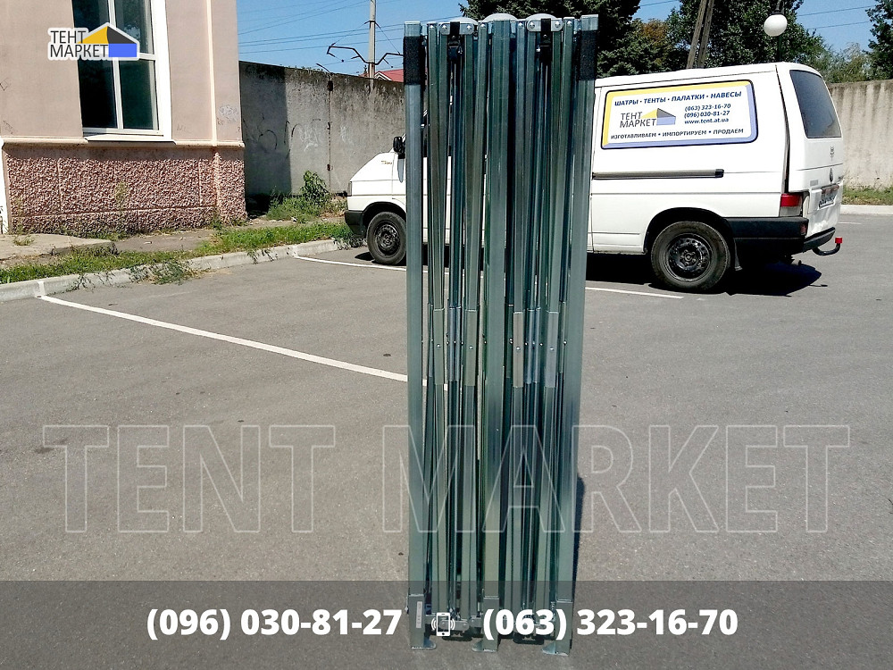 6х3 Зеленый Шатер раздвижной гармошка тент трансформер Продажа Доставка Запорожье - изображение 4