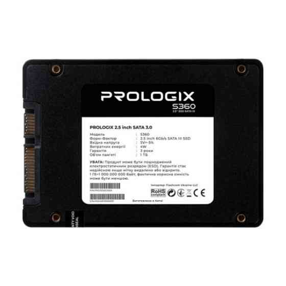 Накопичувач SSD 1TB Prologix S360 2.5" SATAIII 3D TLC (PRO1000GS360) Харків
