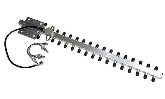 Антенна Yagi 2160-2300/2480-2560 МГц, 16 dBi, до 25 Вт, кабель 30 см, F-male Дніпро